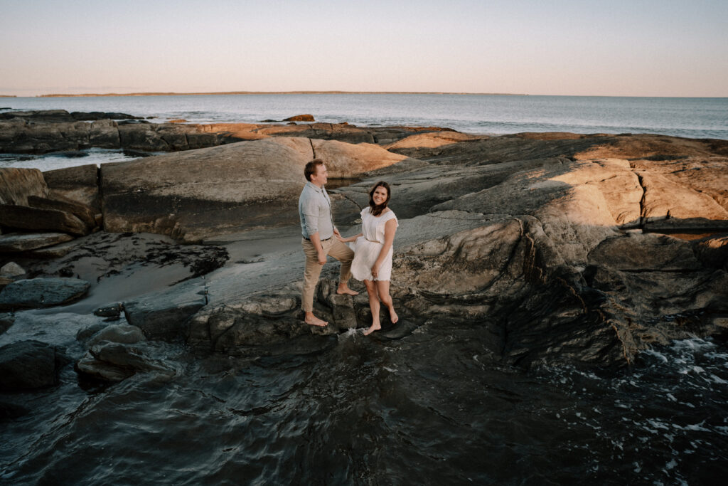 Rissers Beach, Nova Scotia engagement photography