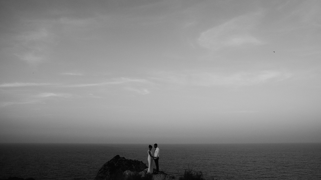 Bride and groom black and white intimate wedding documentary photography.