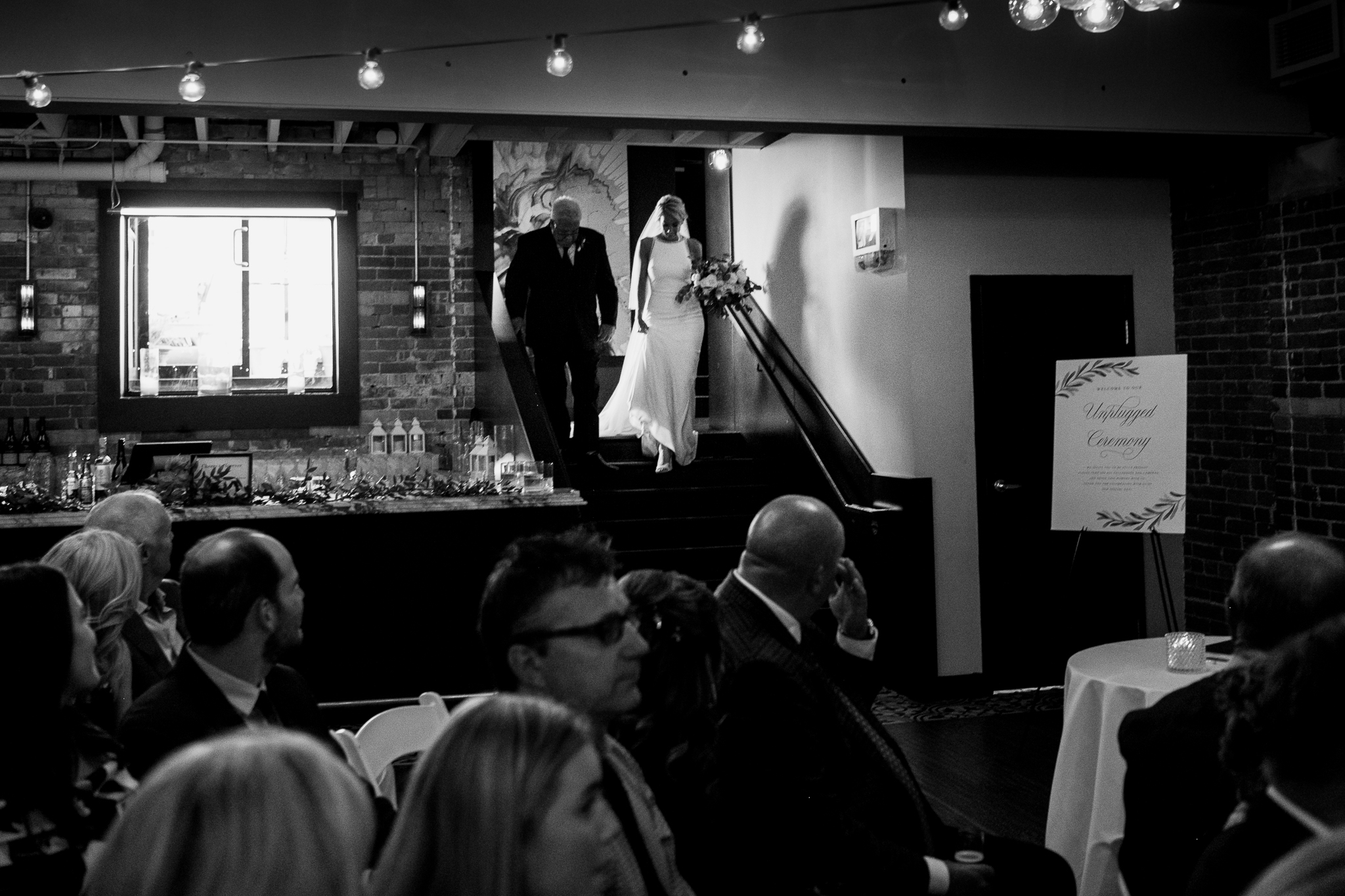 Bride and Father at Broadview Hotel Wedding