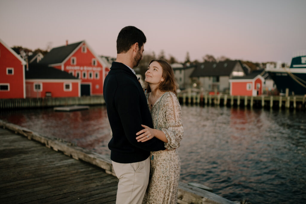 Engagement of Couple taken in Nova Scotia